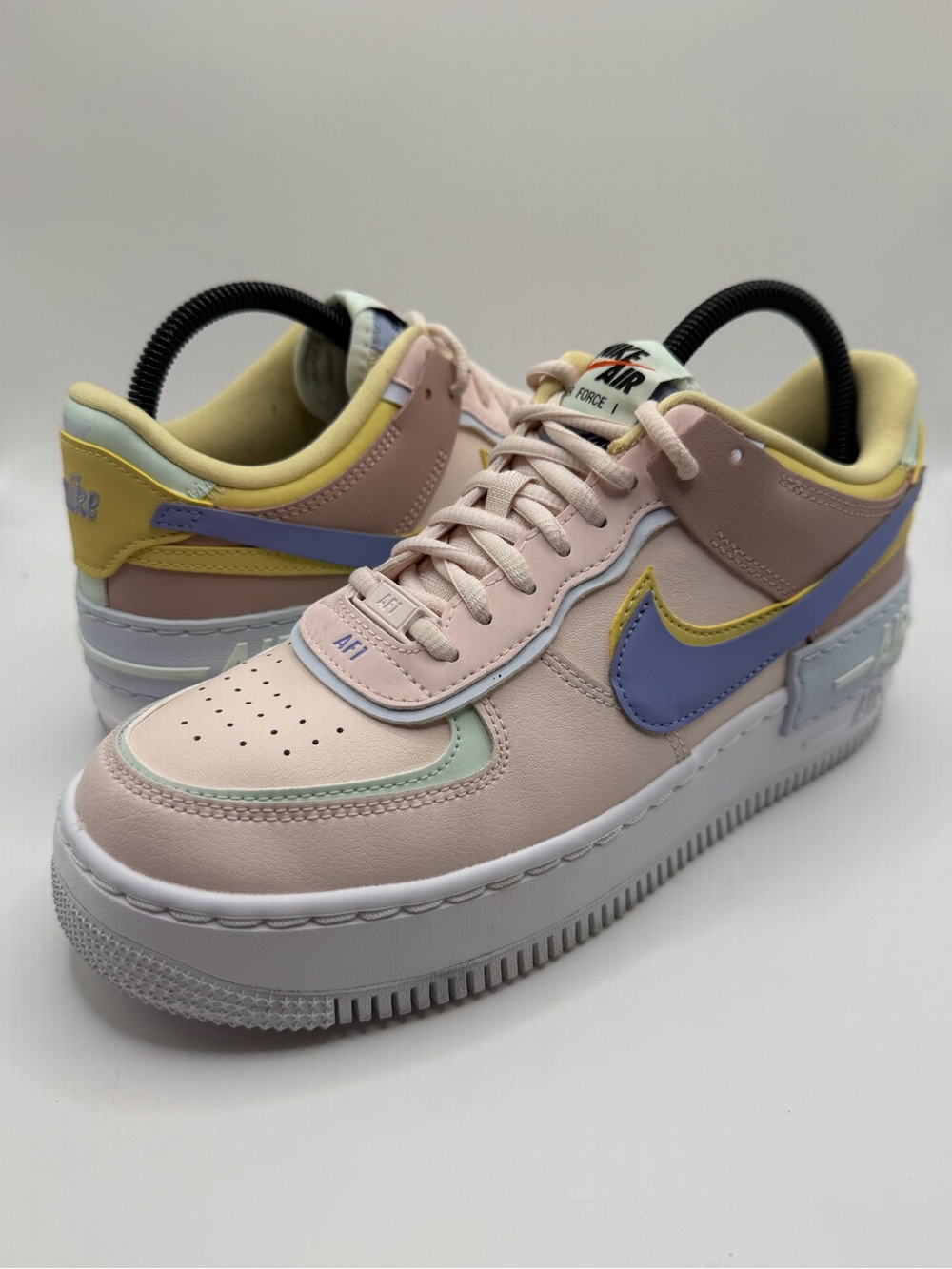Nike Womens Air Force 1 Shadow Shoes CI0919-600 Size 8 Light Soft Pink